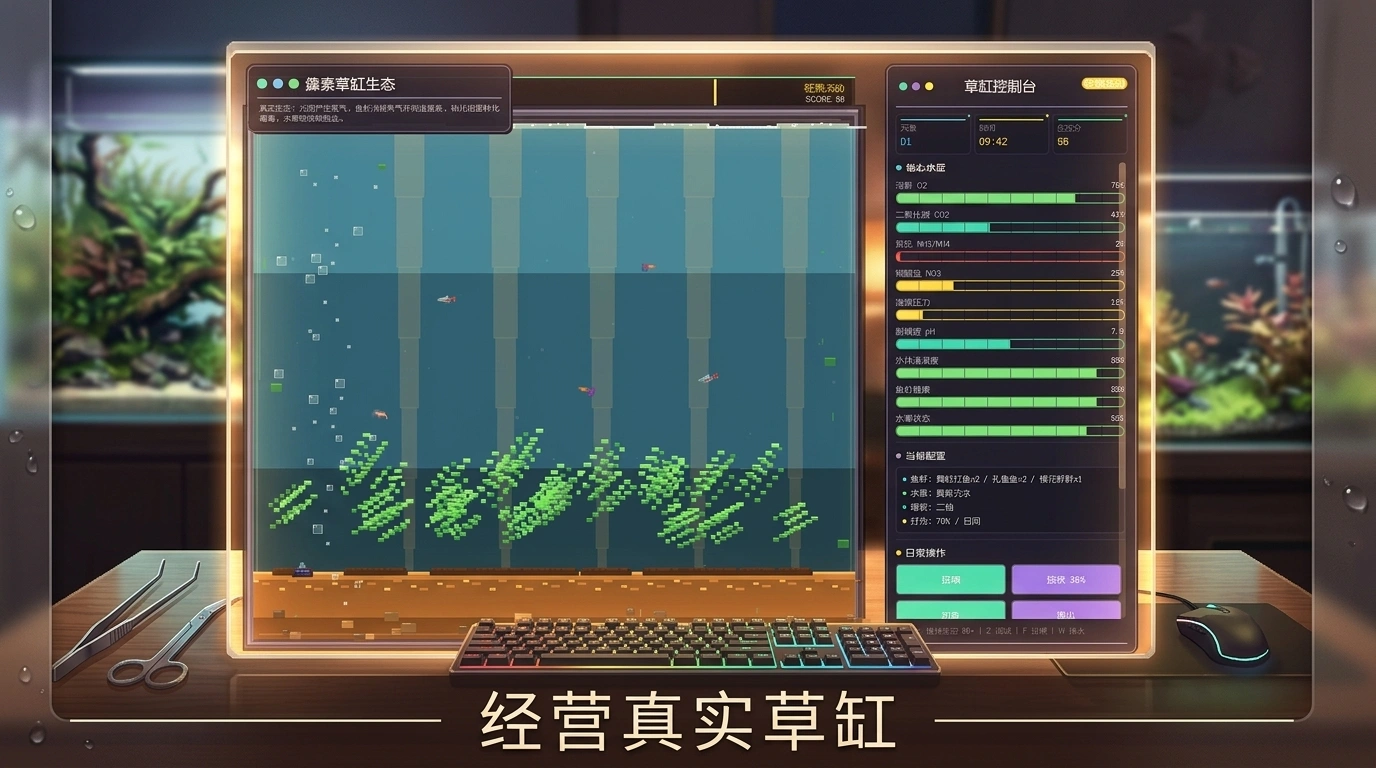藻素草缸