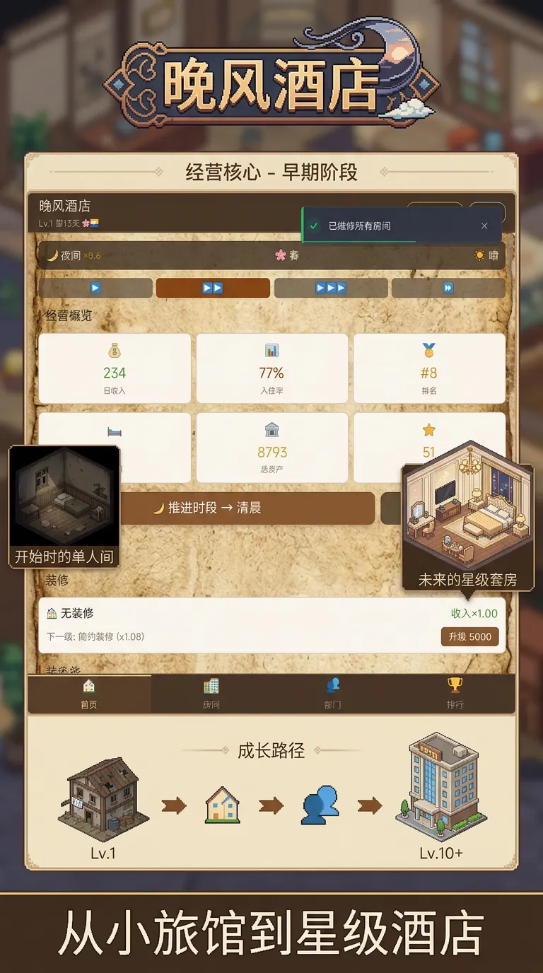 晚风酒店