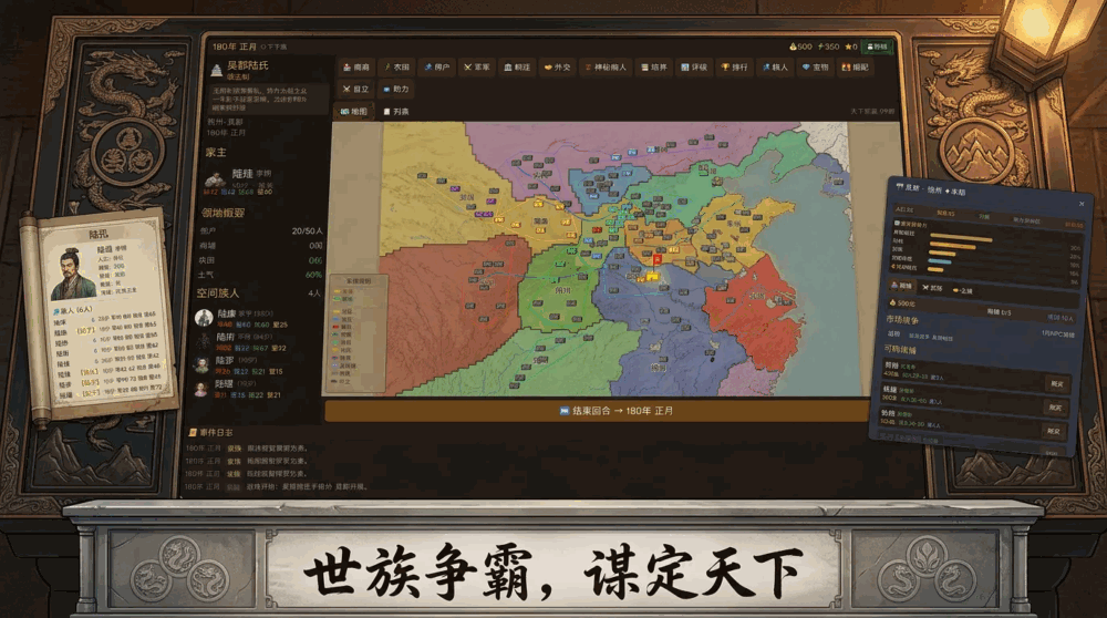 三国世家崛起
