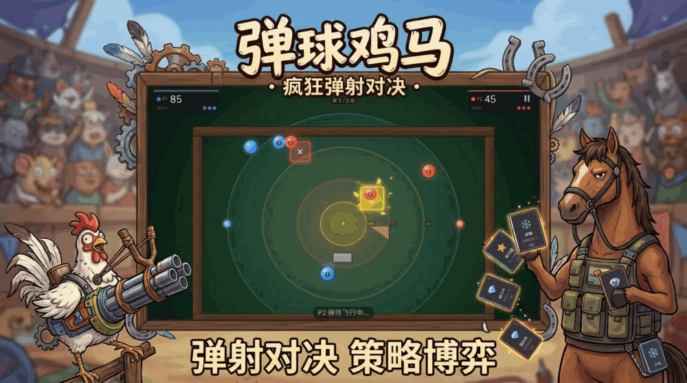 弹球鸡马