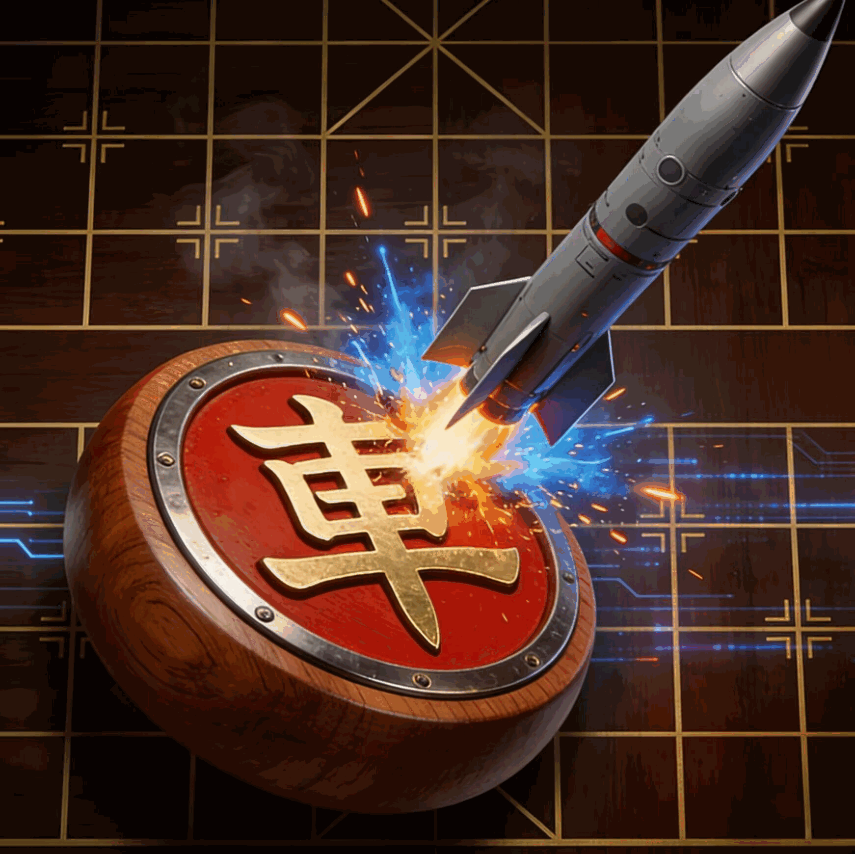 现代象棋战场