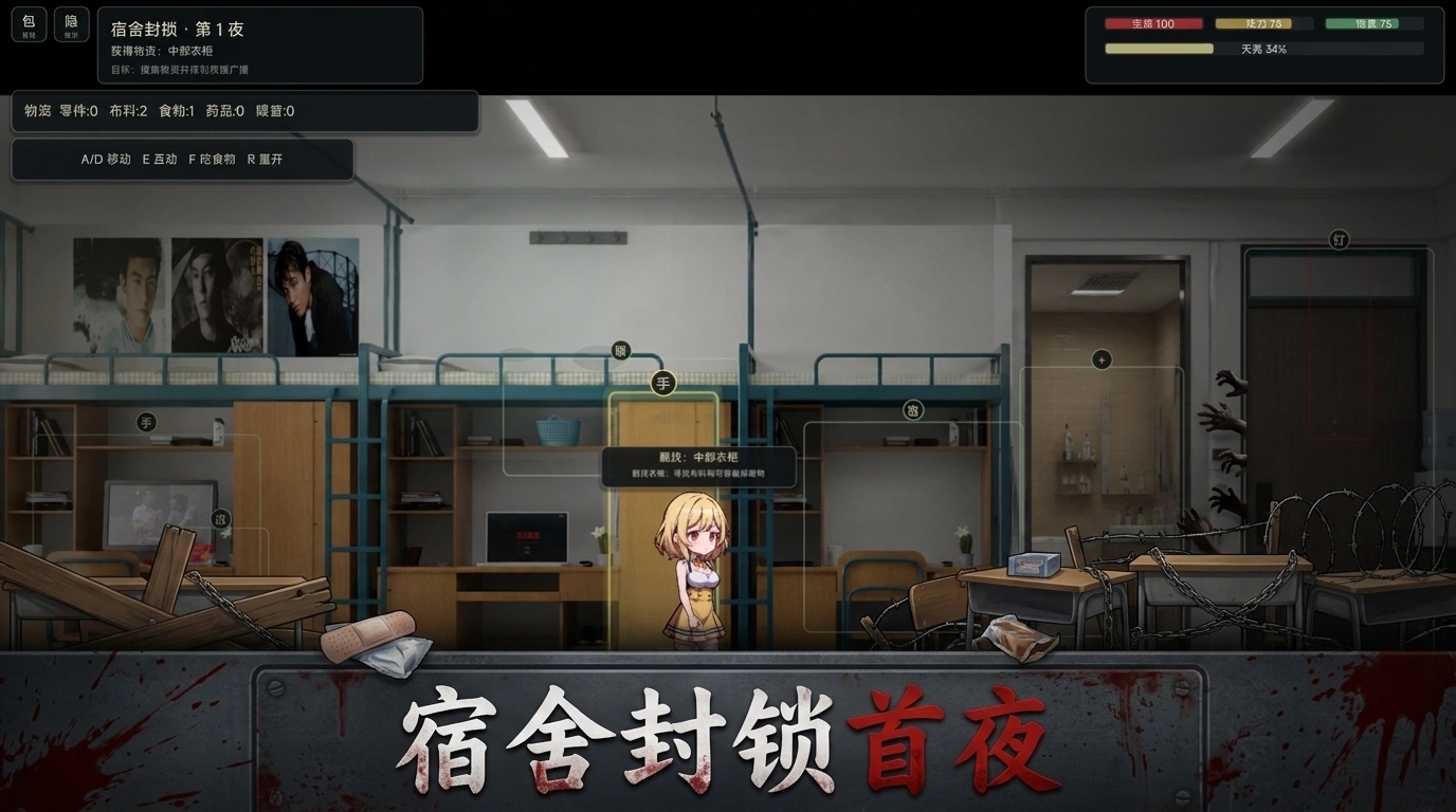 校园危机丧尸生存_截图1
