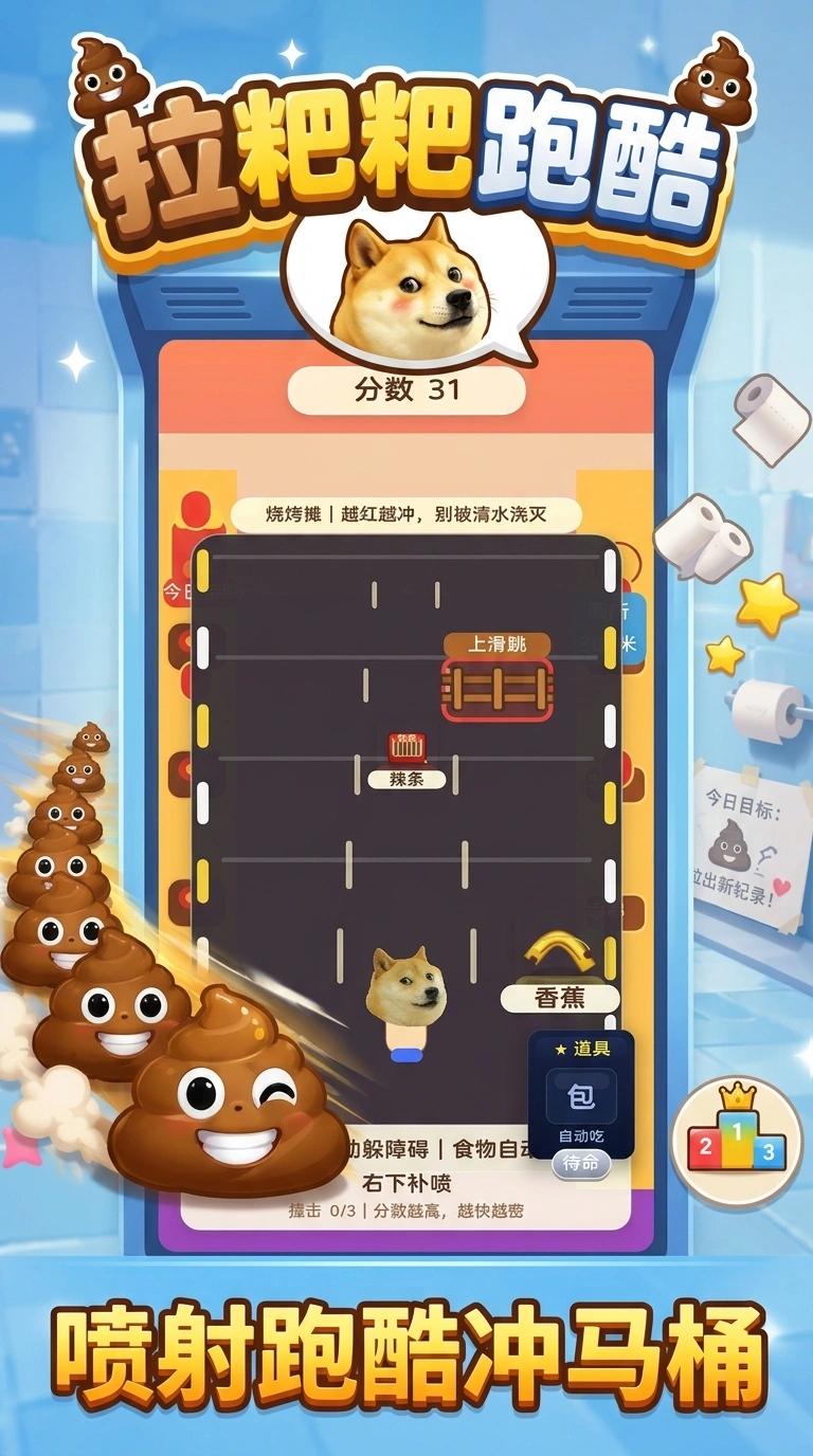 拉粑粑模拟器_截图1