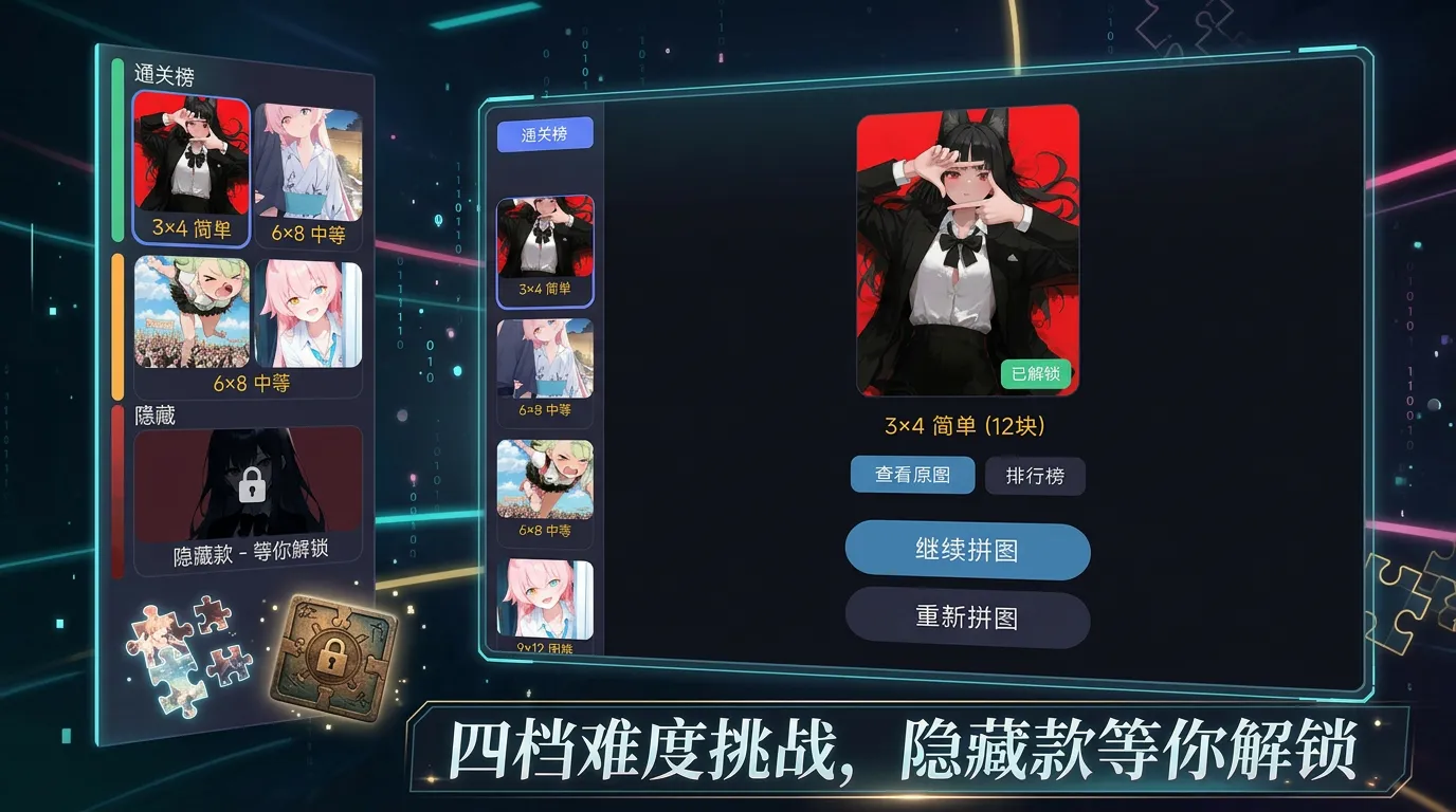二次元限定拼图
