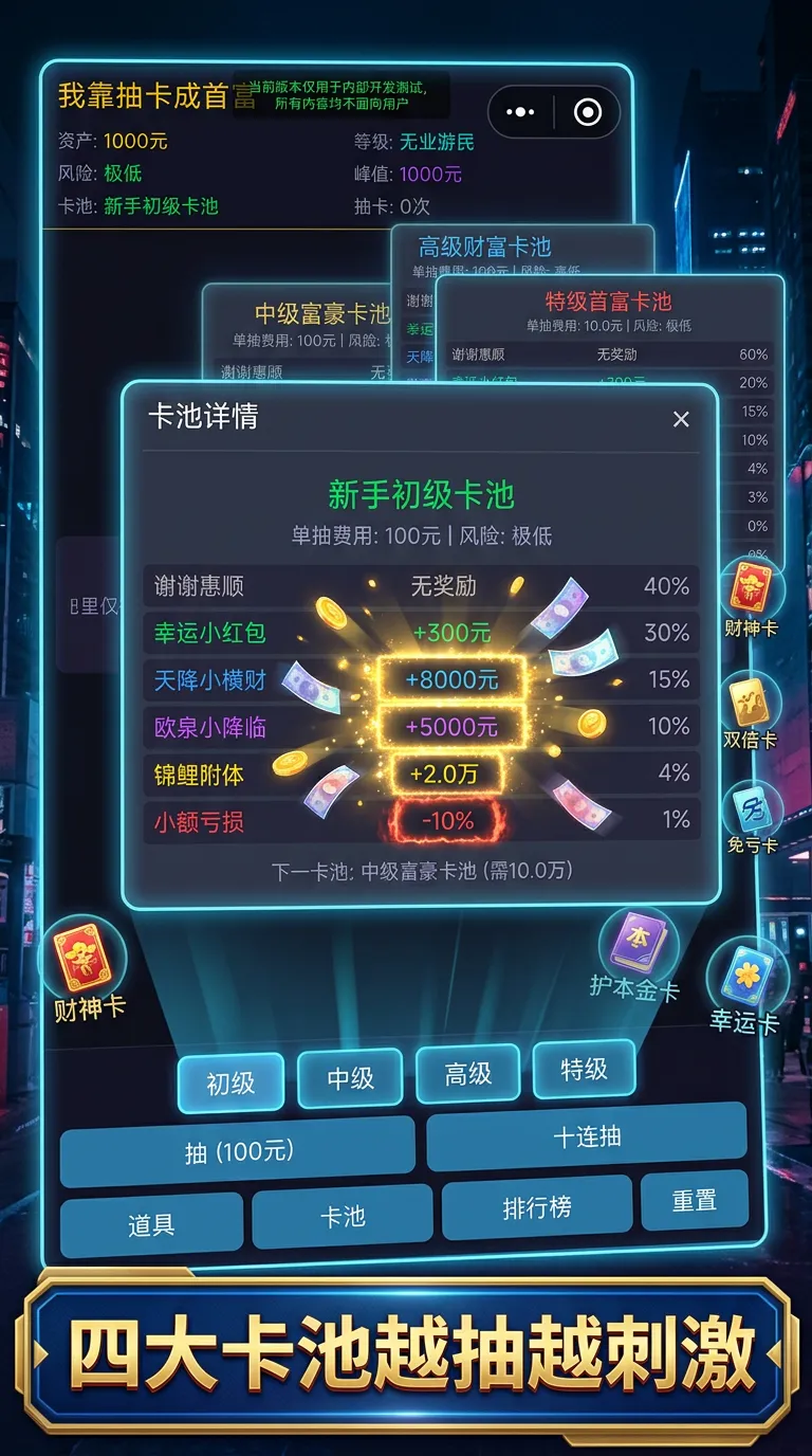 抽卡成为首富