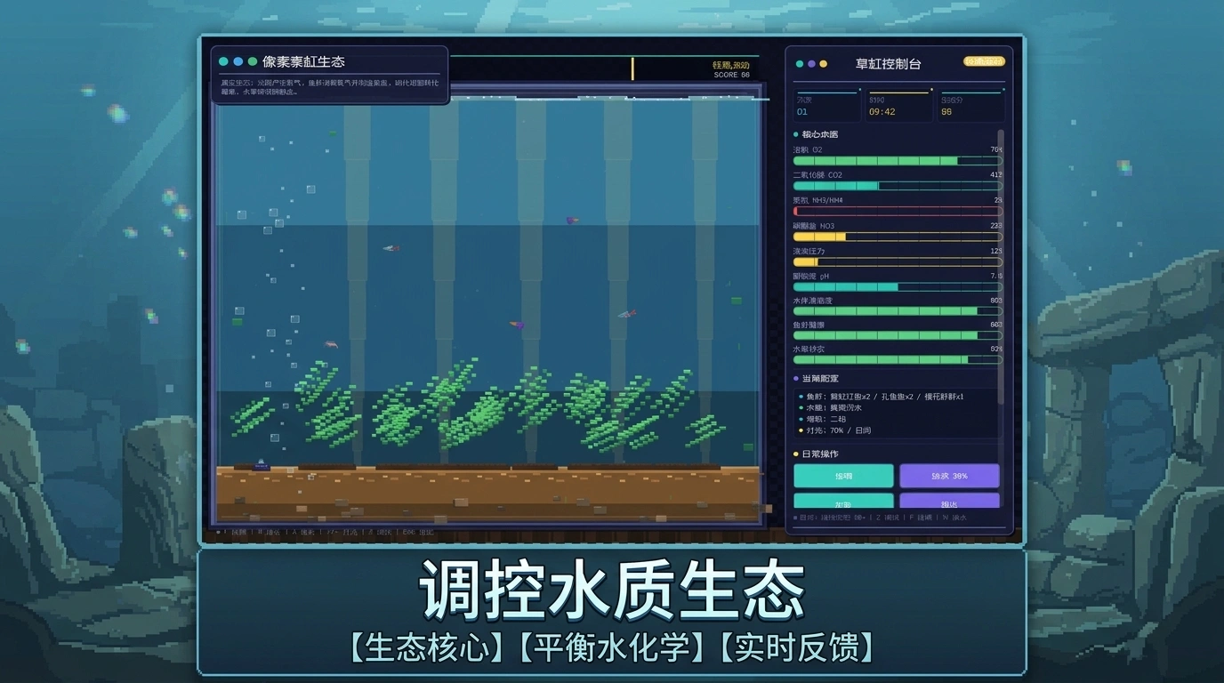 藻素草缸