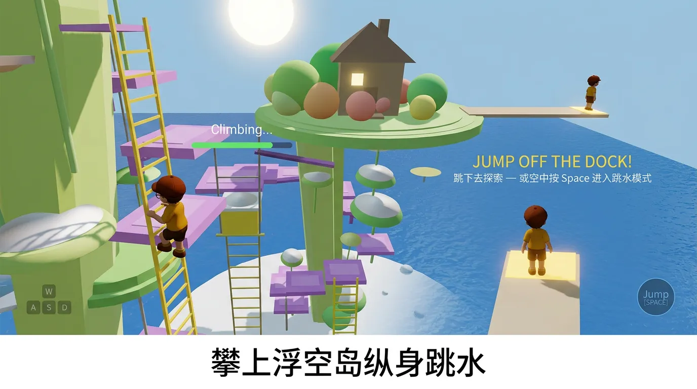 浮岛跳水_截图1