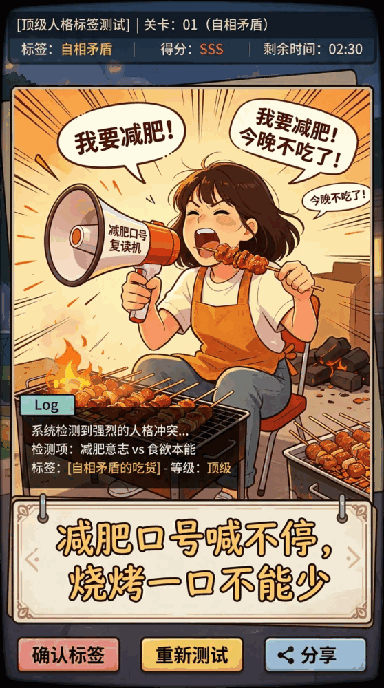 顶级人格标签测试