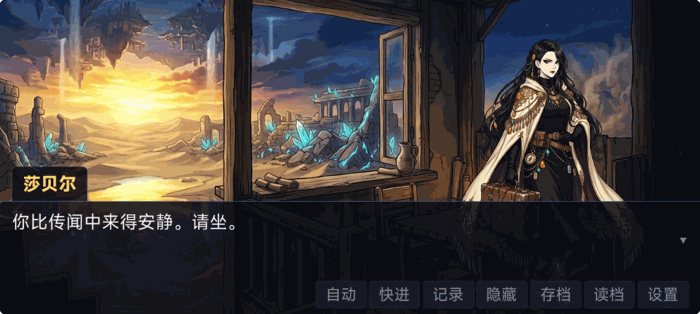 砂路见塔