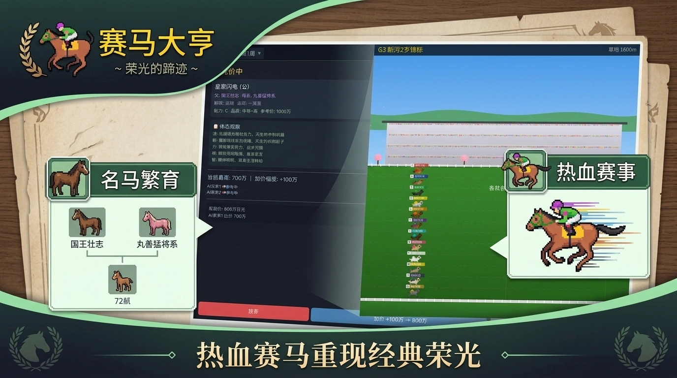 赛马大亨荣光的蹄迹
